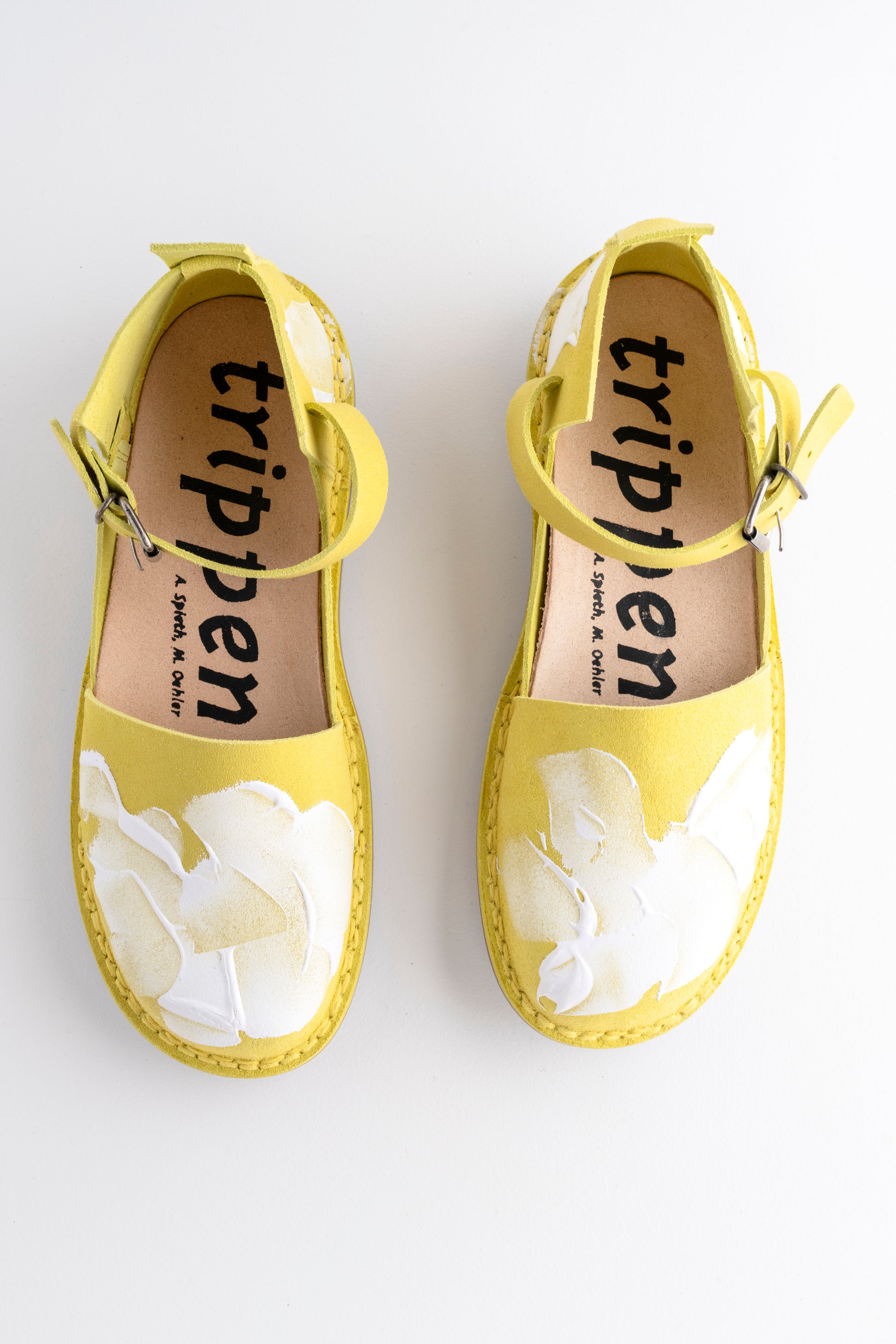Trippen Shoes Union Mary Jane, Lime 