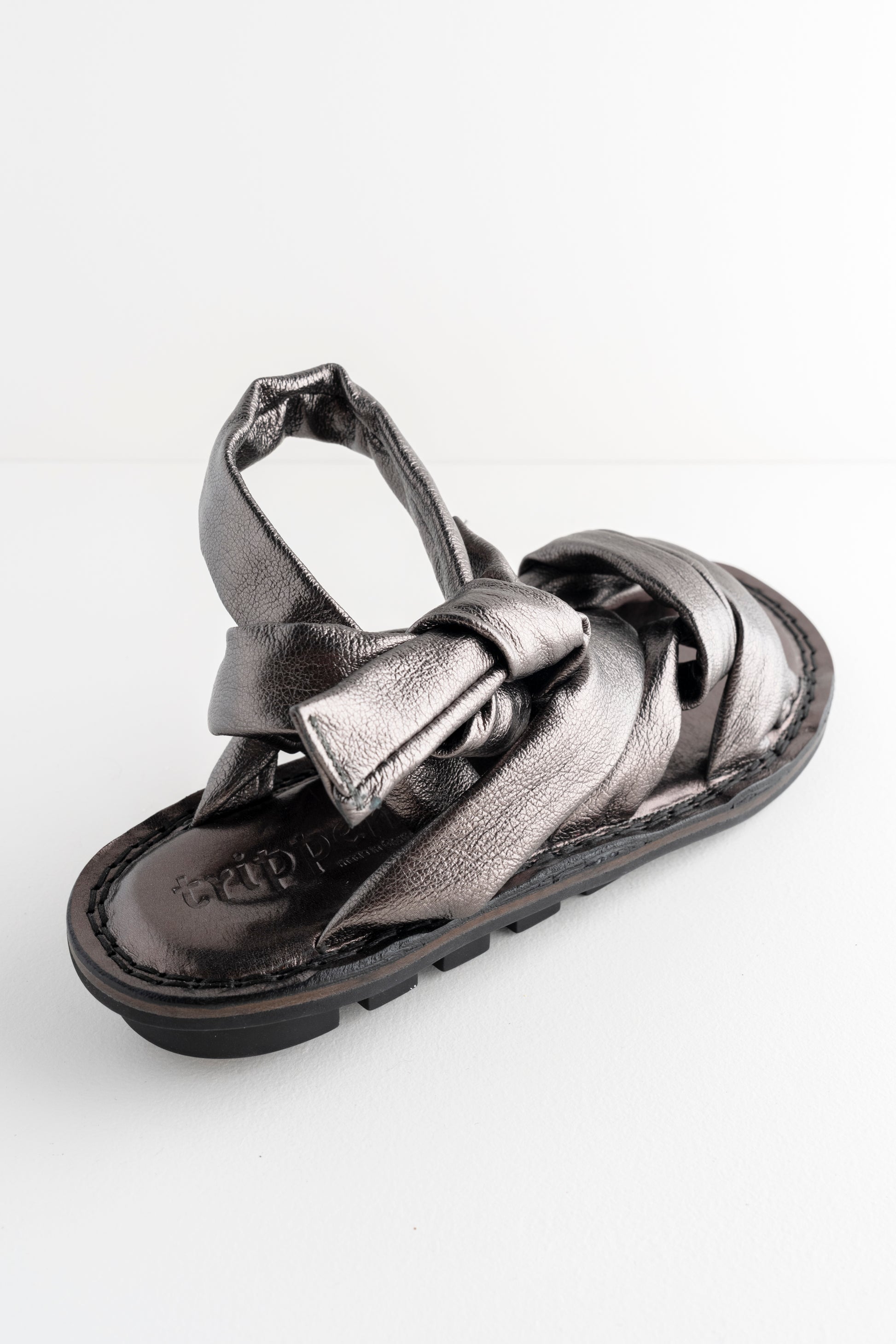 Trippen Shoes Gossamer Sandal, Steel 