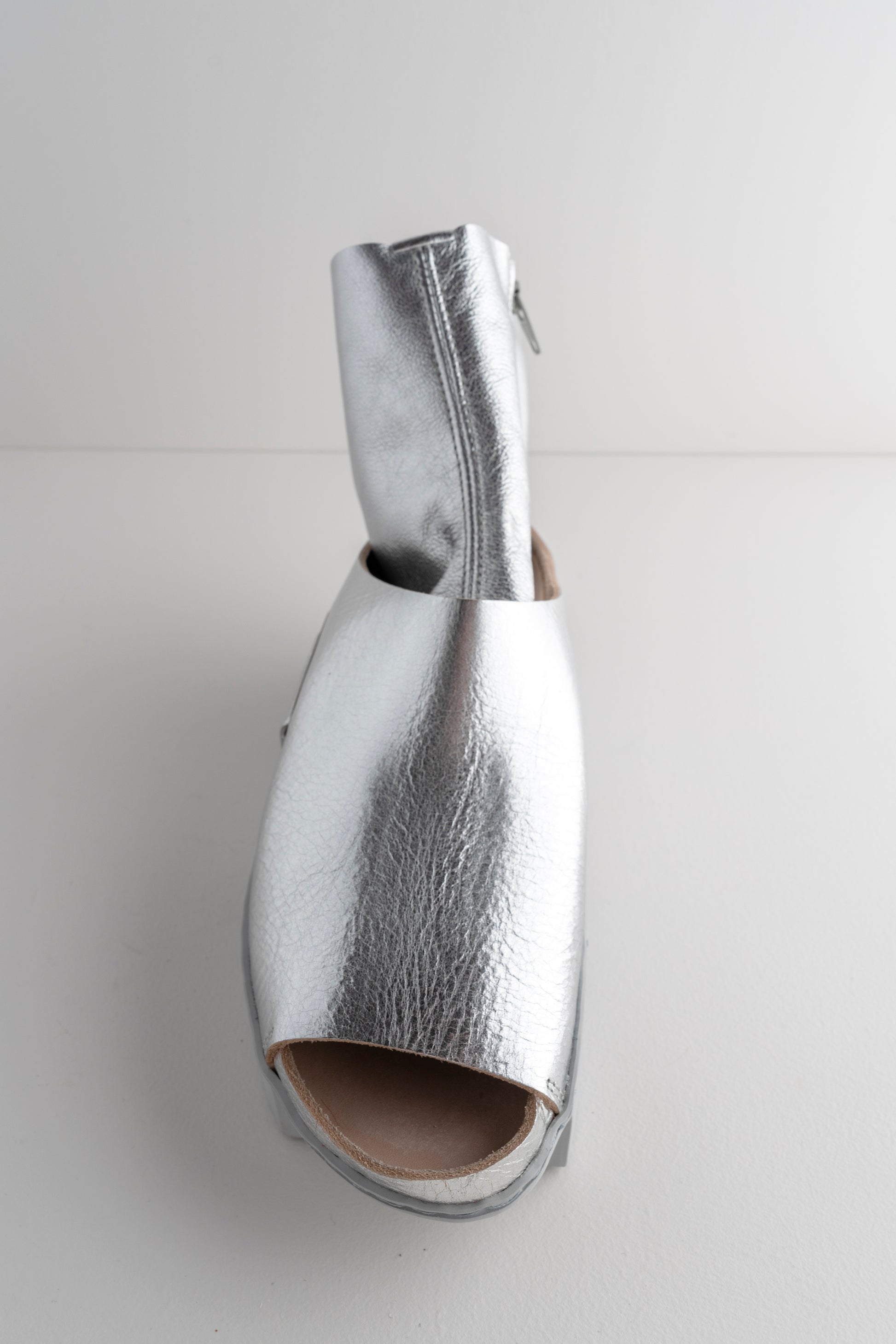 Trippen Shoes Daybreak Box Shoe, Silver 