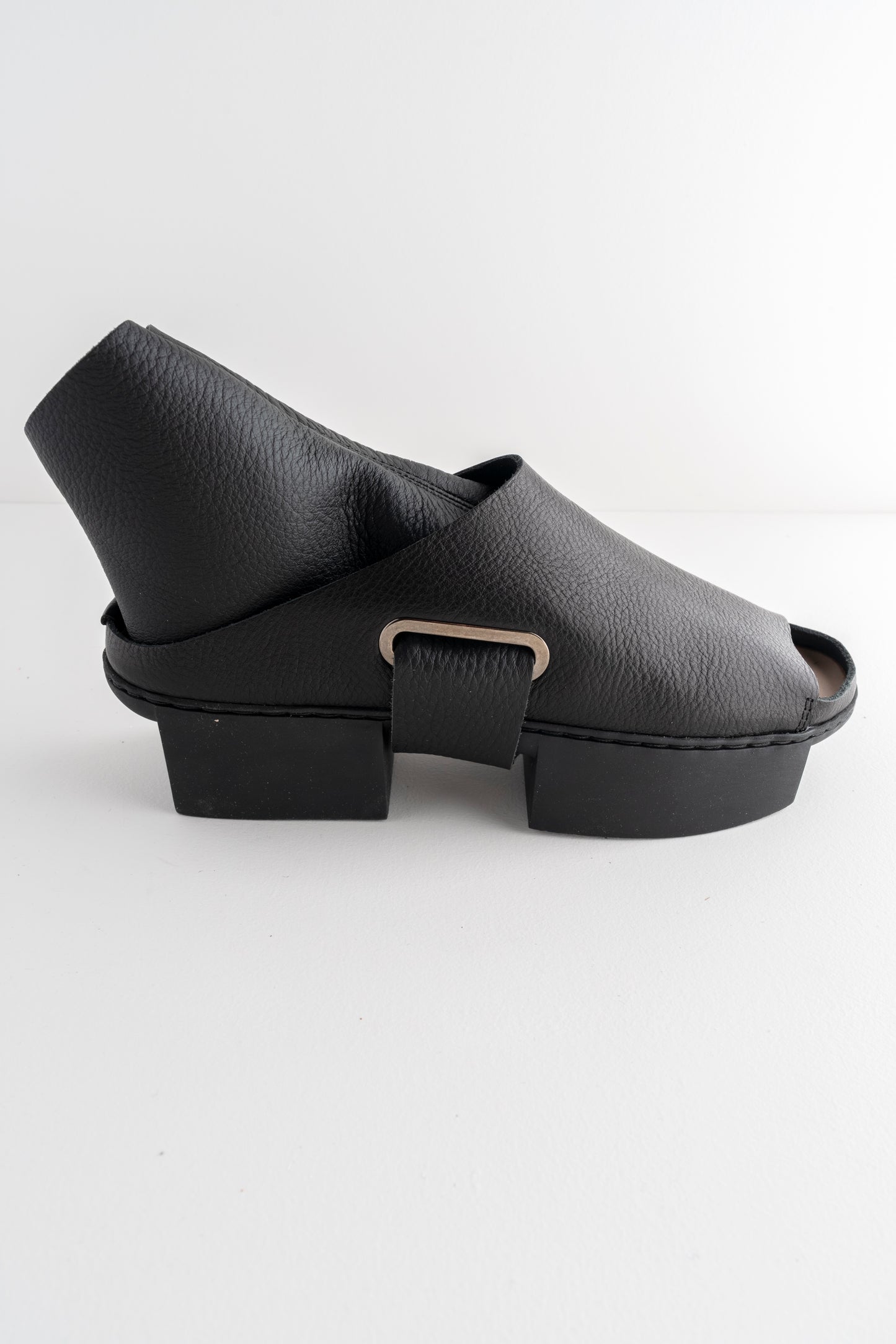 Trippen Shoes Daybreak Box Shoe, Black 