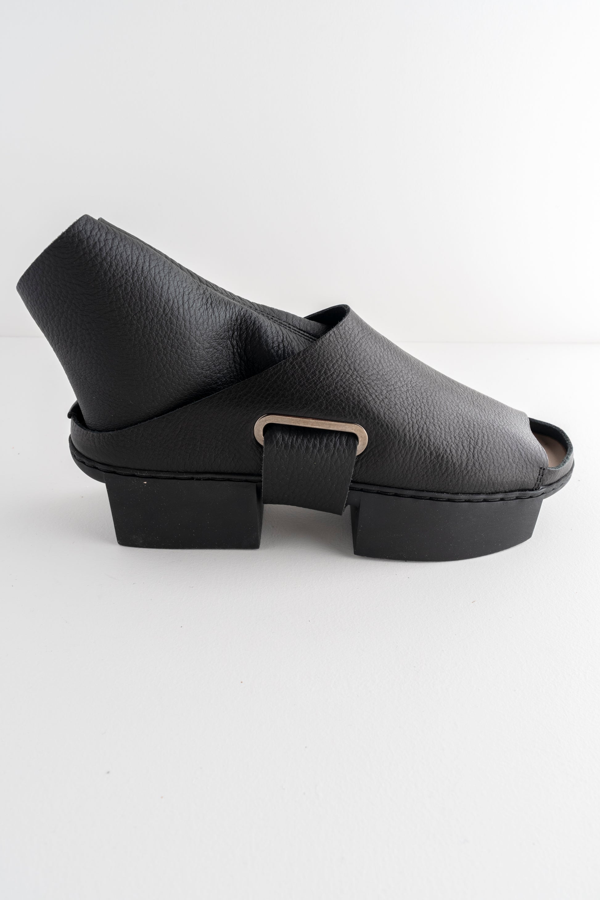 Trippen Shoes Daybreak Box Shoe, Black 