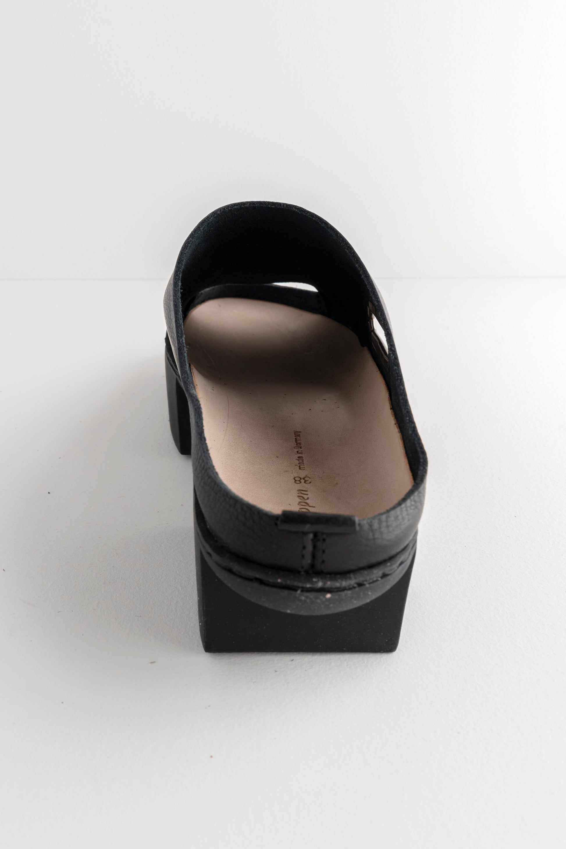 Trippen Shoes Daybreak Box Shoe, Black 