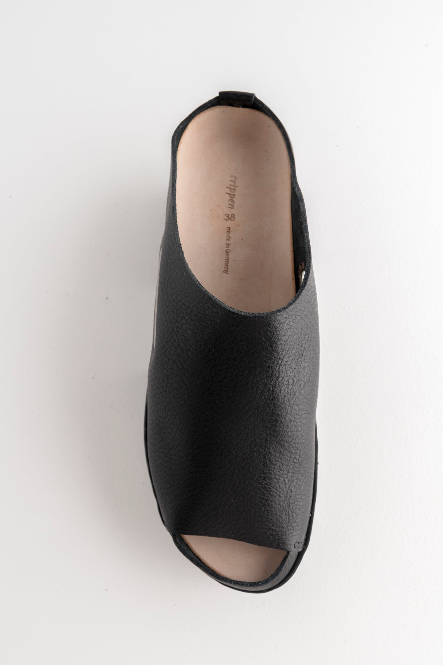 Trippen Shoes Daybreak Box Shoe, Black 
