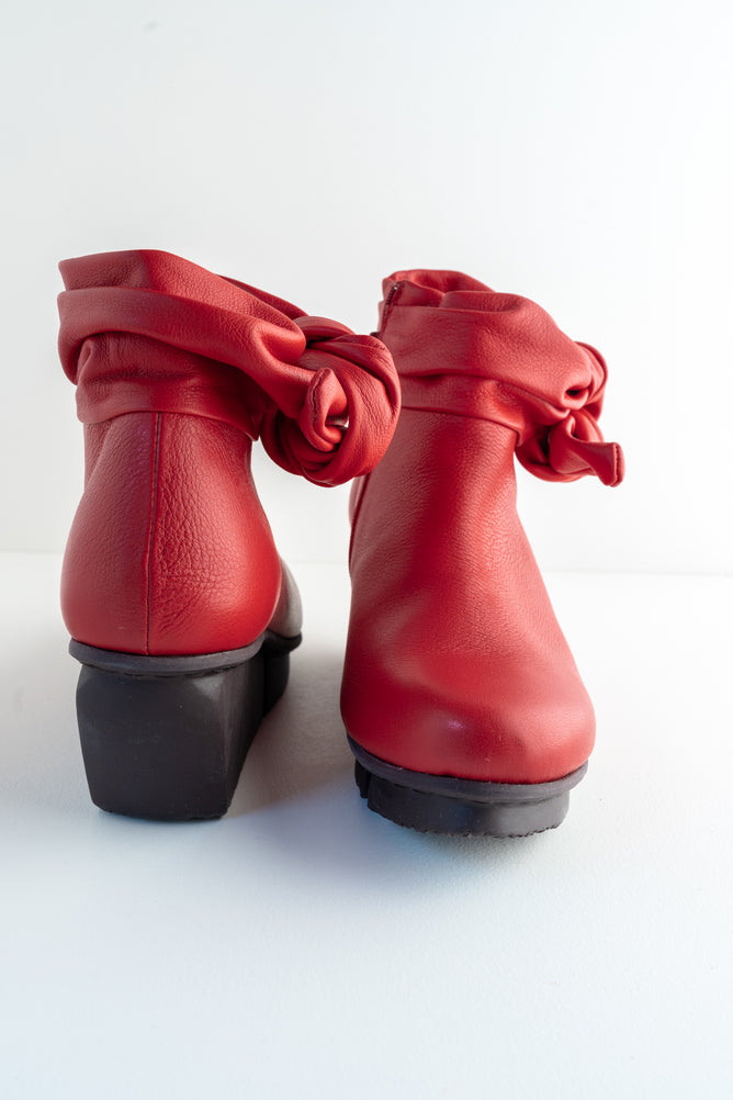 Trippen Shoes Tippet Bootie Red 