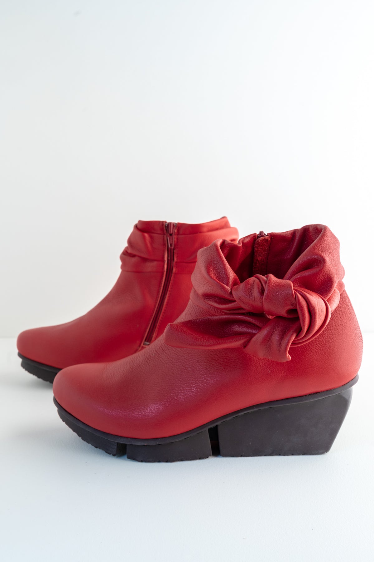 Trippen Shoes Tippet Bootie Red 
