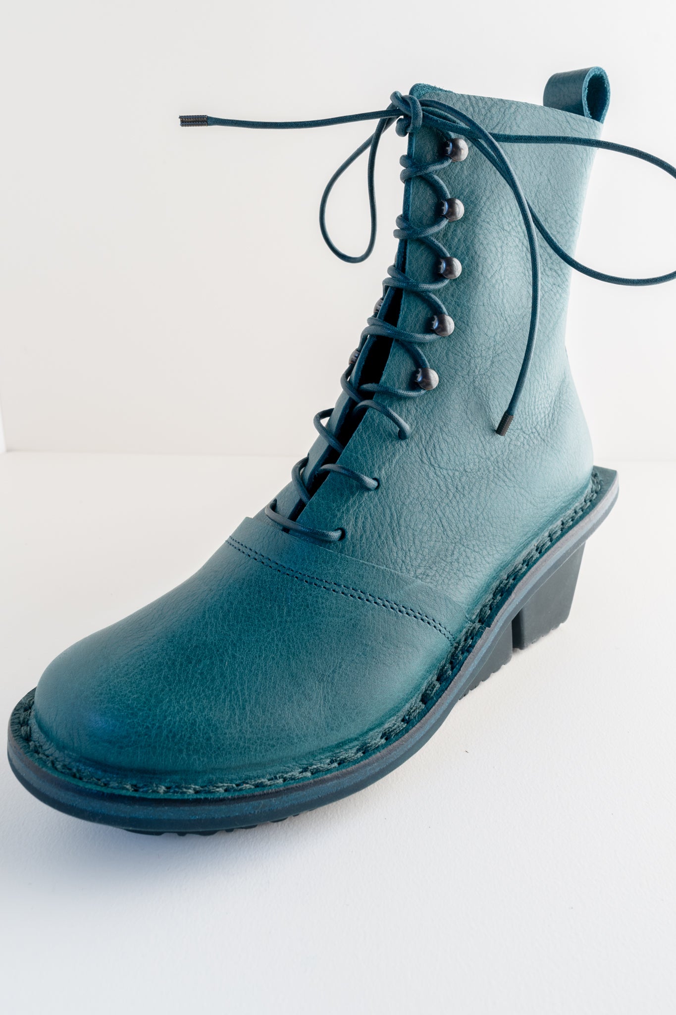 Lady Gritt Boot, Petrol Angle 7