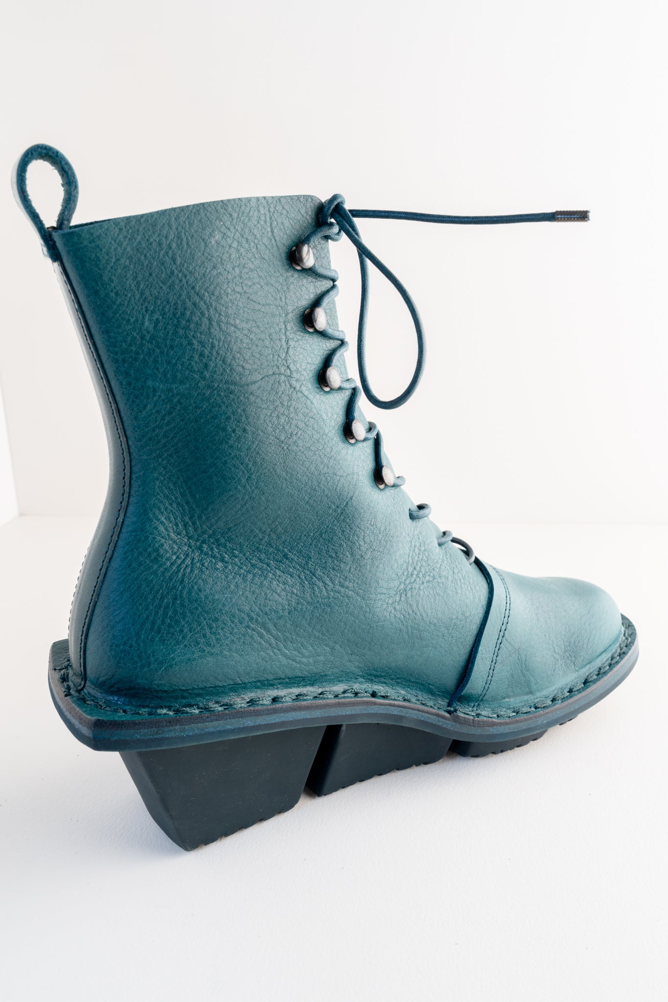 Lady Gritt Boot, Petrol Angle 9