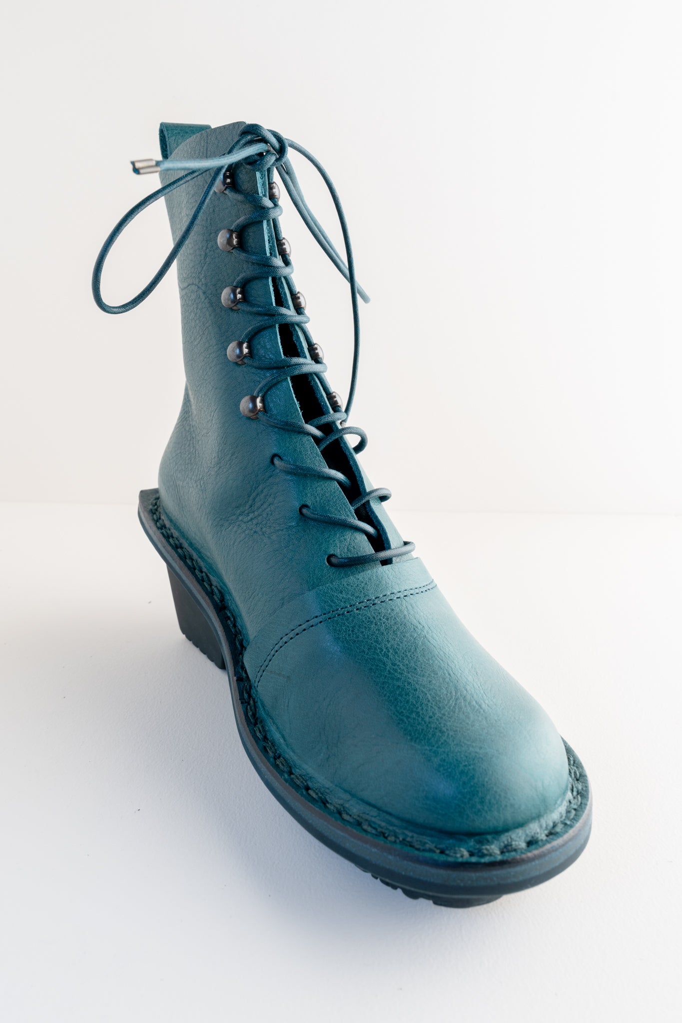 Lady Gritt Boot, Petrol Angle 10