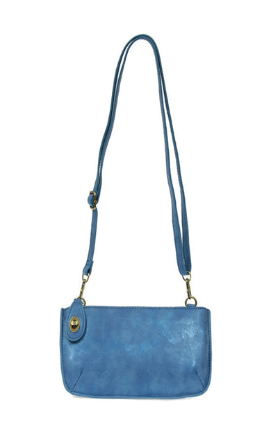 Joy Accessories Mini Crossbody Wristlet, Baja Blue 