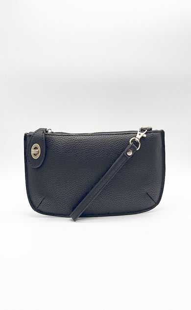 Joy Accessories Mini Crossbody Wristlet, Black 