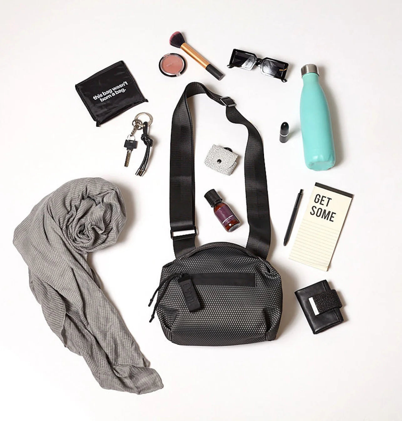 Daniella Lehavi Bonnie Crossbody Bag, Cafe 