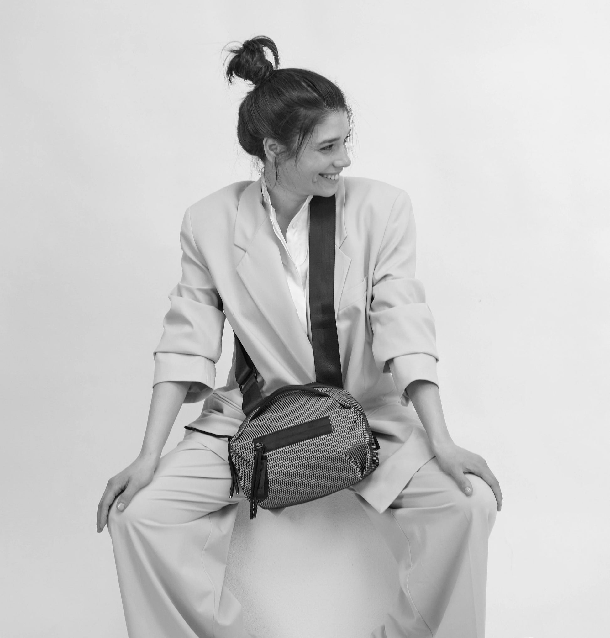 Daniella Lehavi Bonnie Crossbody Bag, Cafe 