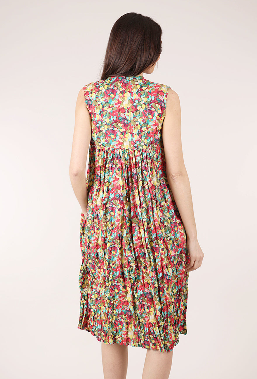 Dress Addict Jerk Dress, Rose/Turq Floral 