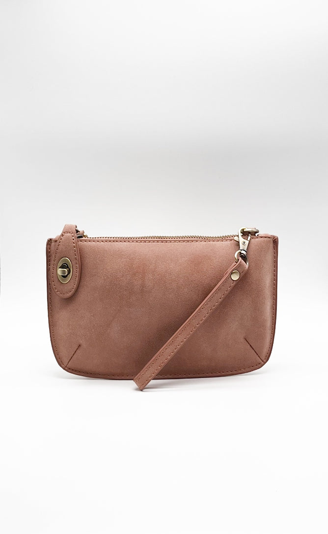 Joy Susan Mini Crossbody Wristlet, Dusty Mauve Luxe One Size Dusty Mauve