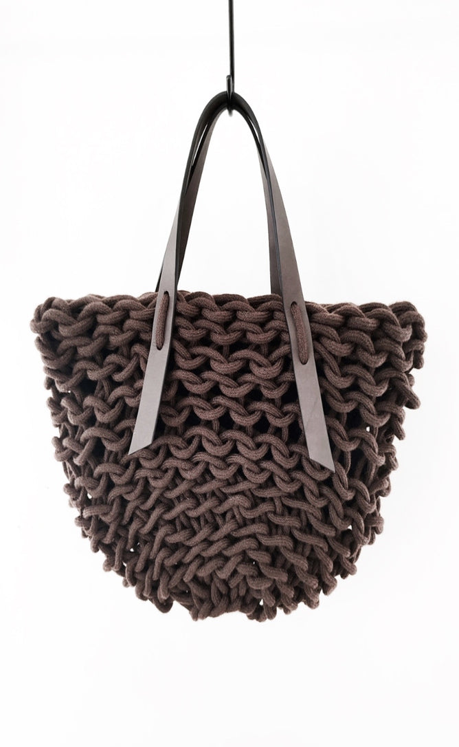 Alienina Erica Woven Bag, Brown One Size 