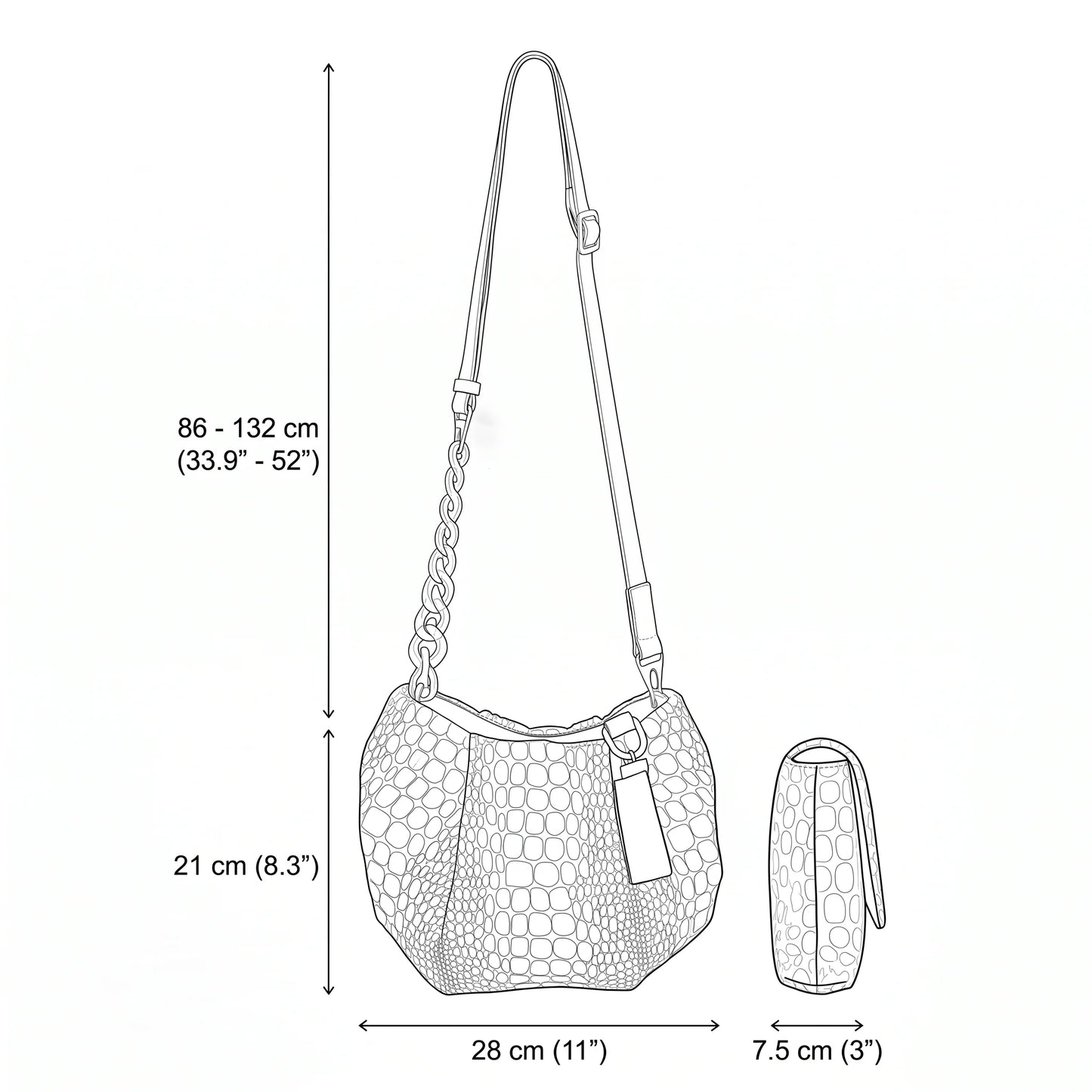 Daniella Lehavi Tokyo Bali Bag, Light Denim 