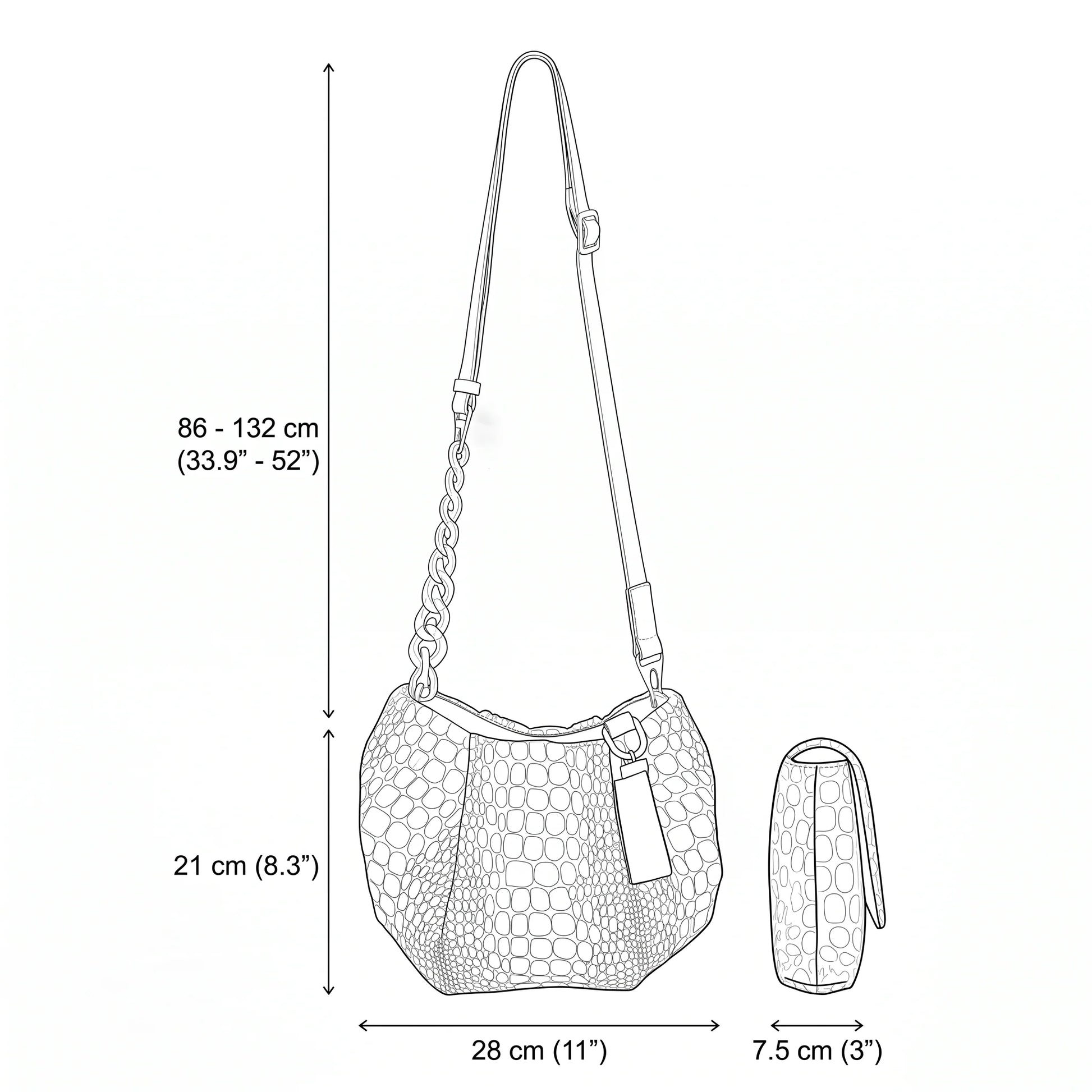 Daniella Lehavi Tokyo Bali Bag, Light Denim 