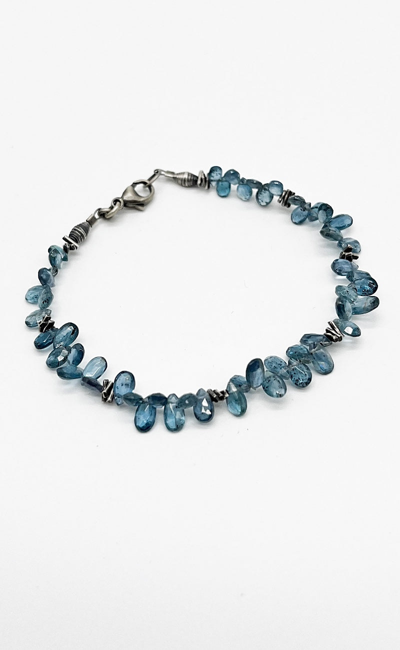 Deborah Woolfork Petite Kyanite Gemstone Bracelet 