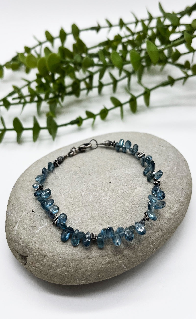 Deborah Woolfork Petite Kyanite Gemstone Bracelet 