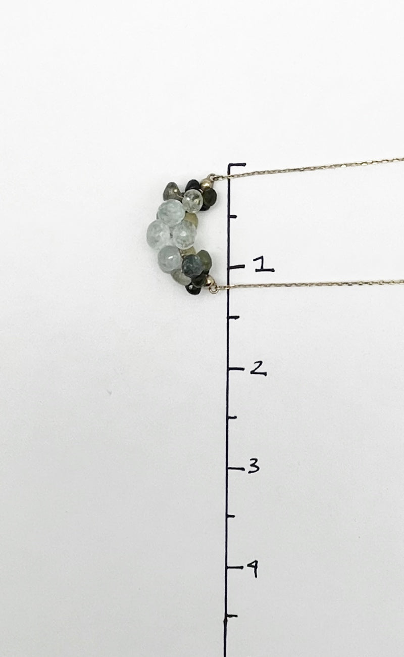 Rachel Atherley 14K Cloud Necklace,Tourmaline One Size 