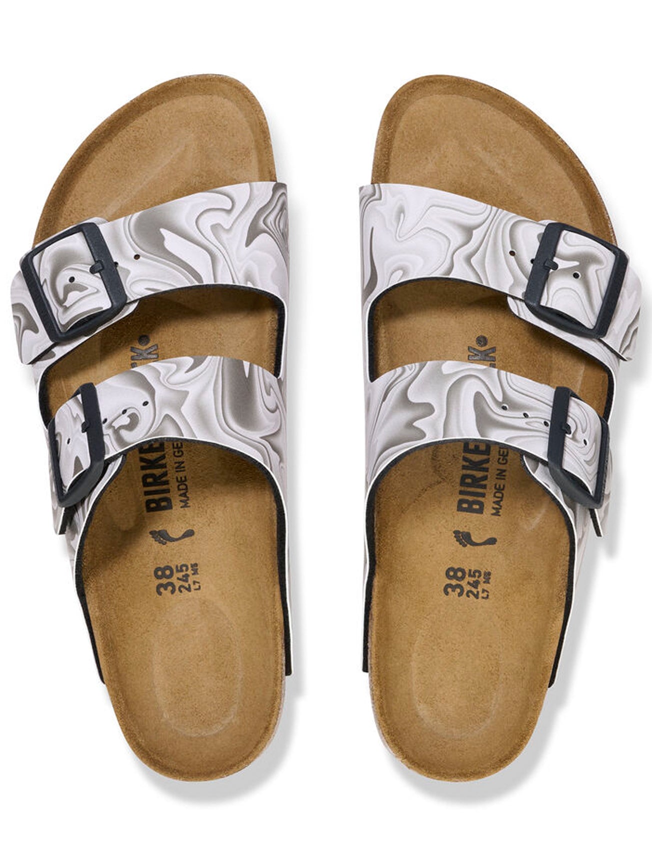 Birkenstock Arizona Birko-Floor Sandal, Marble 