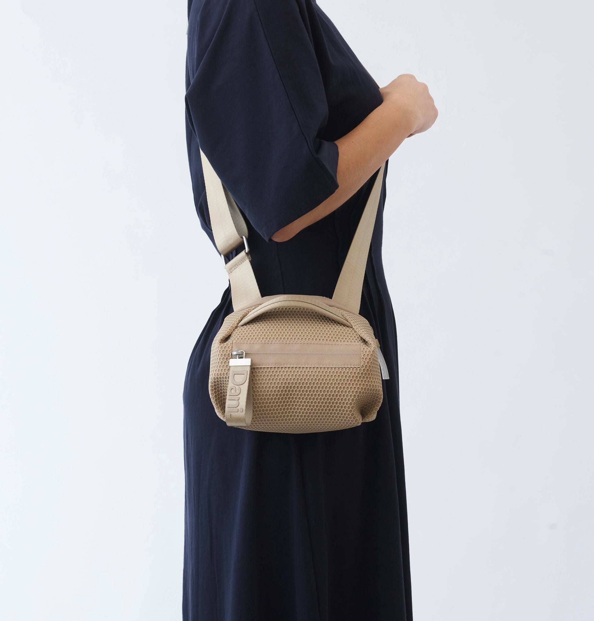 Bonnie Mini Crossbody Bag, Oat Angle 6