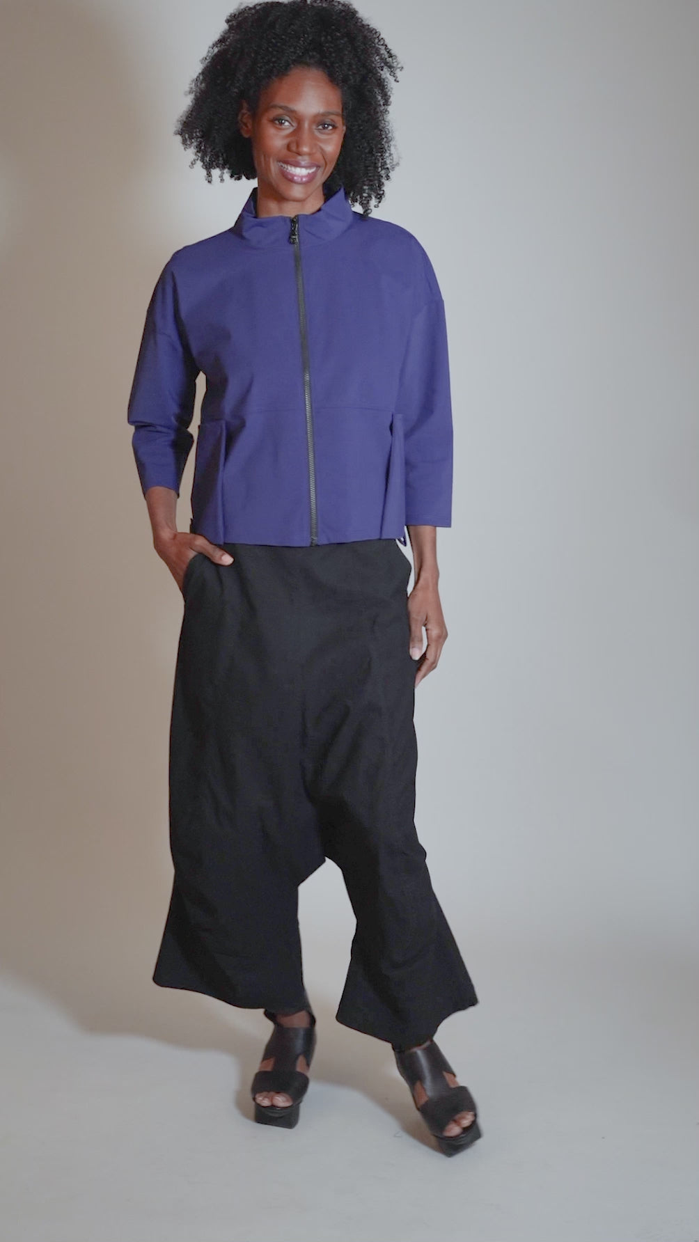 Vance Jacket, Navy Angle 7