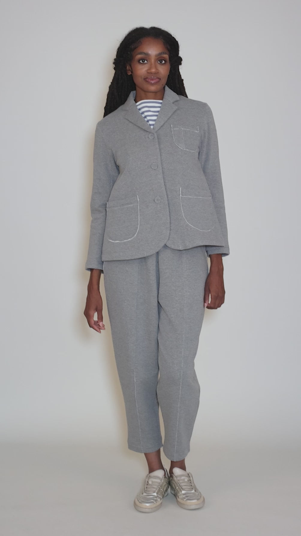 Lily Jacket, Gray Angle 5