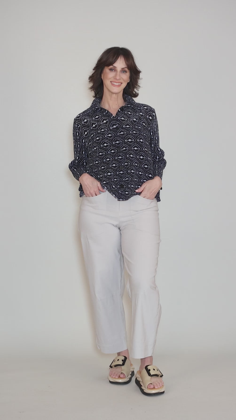 Parisian Pleats Night Out Jacket, Black Angle 5