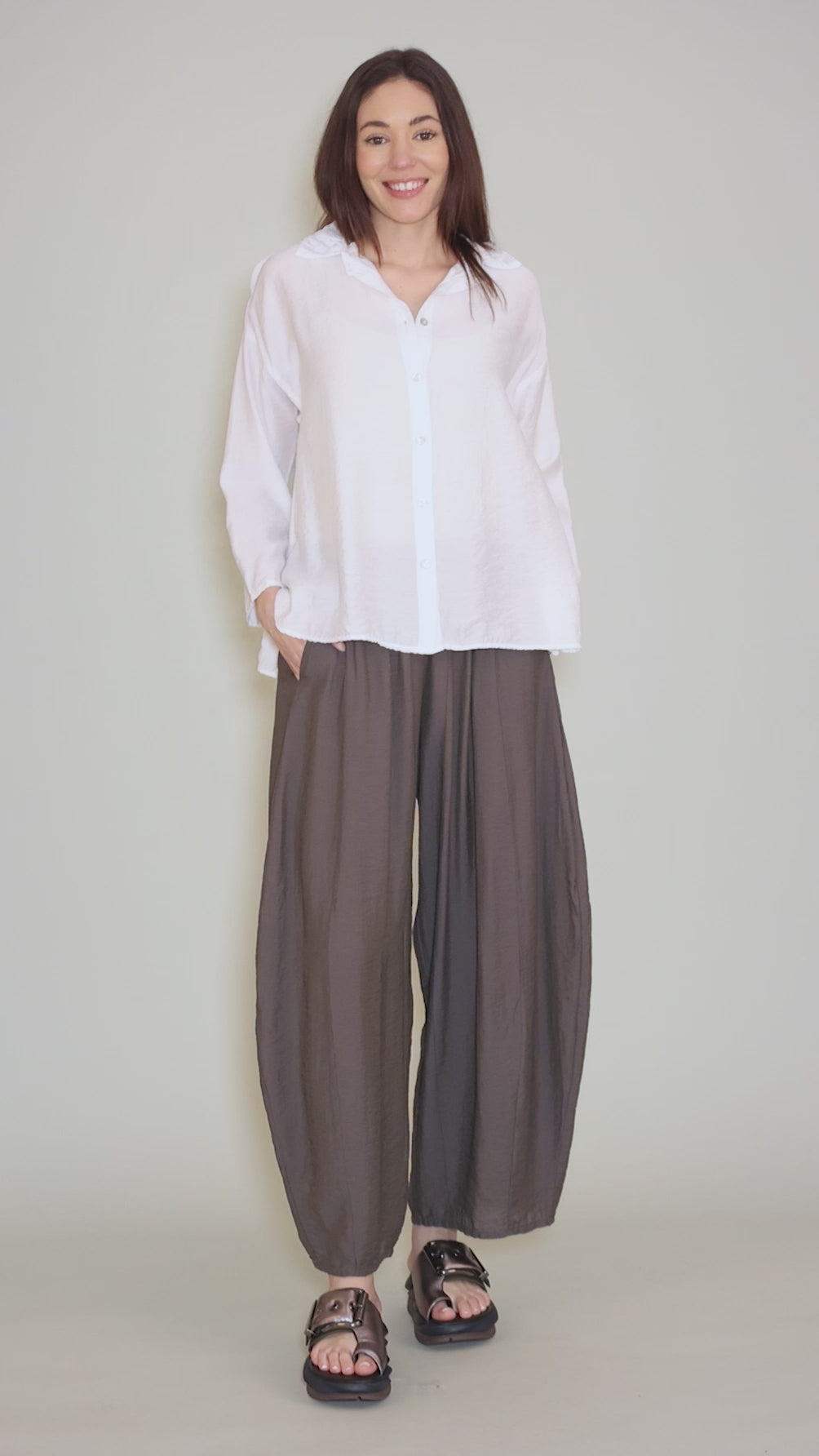 Parachute Swing Shirt, White Angle 5