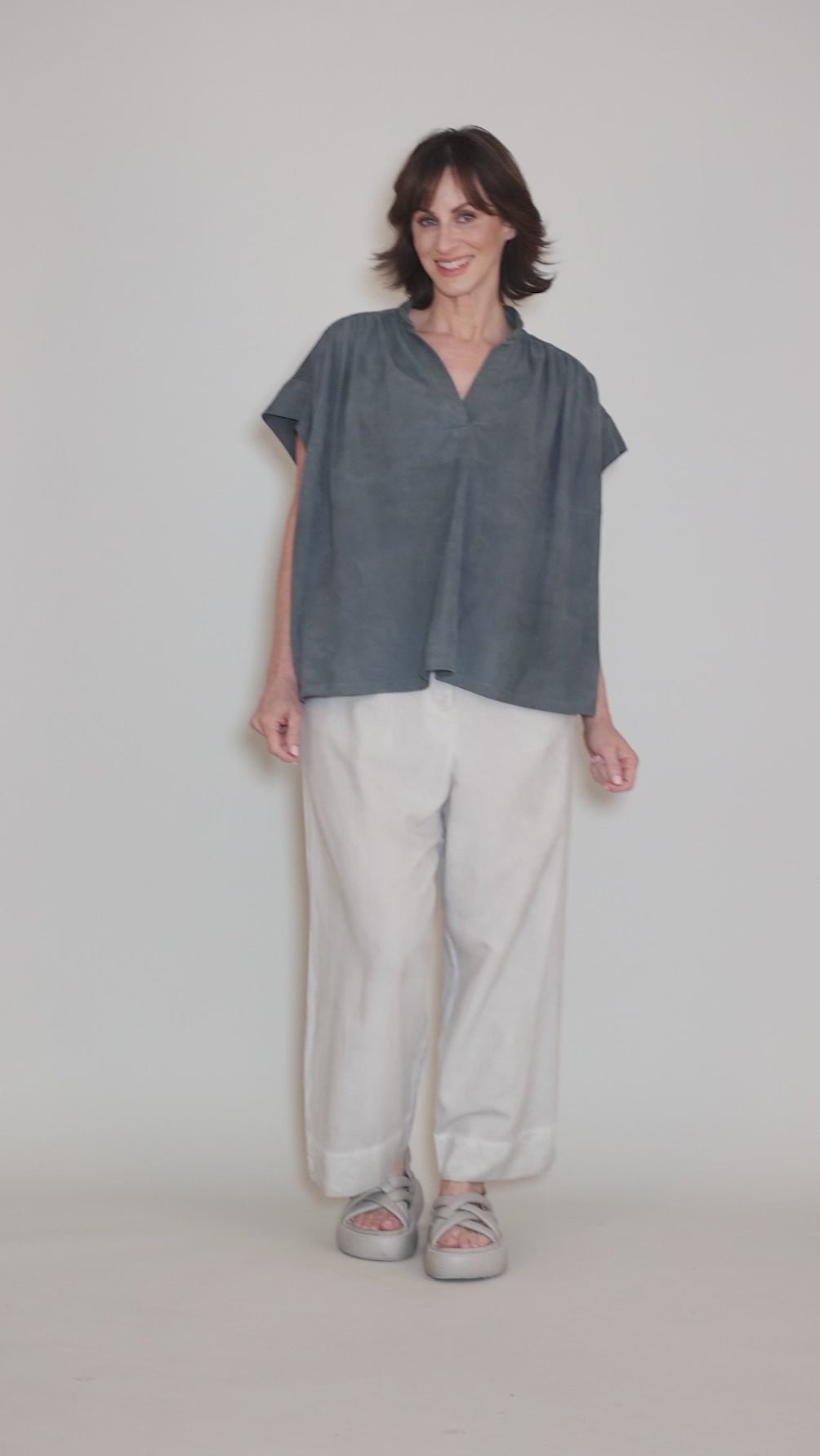 Splendid Suede Top, Unicorn Angle 7