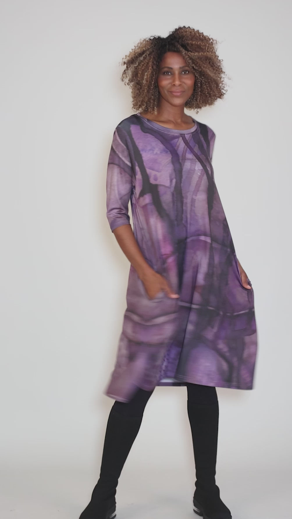 Luna Atlas Dress, Poppy – Evie Lou
