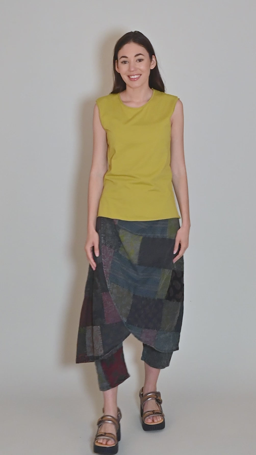 Barre Tee, Green Tea Angle 5