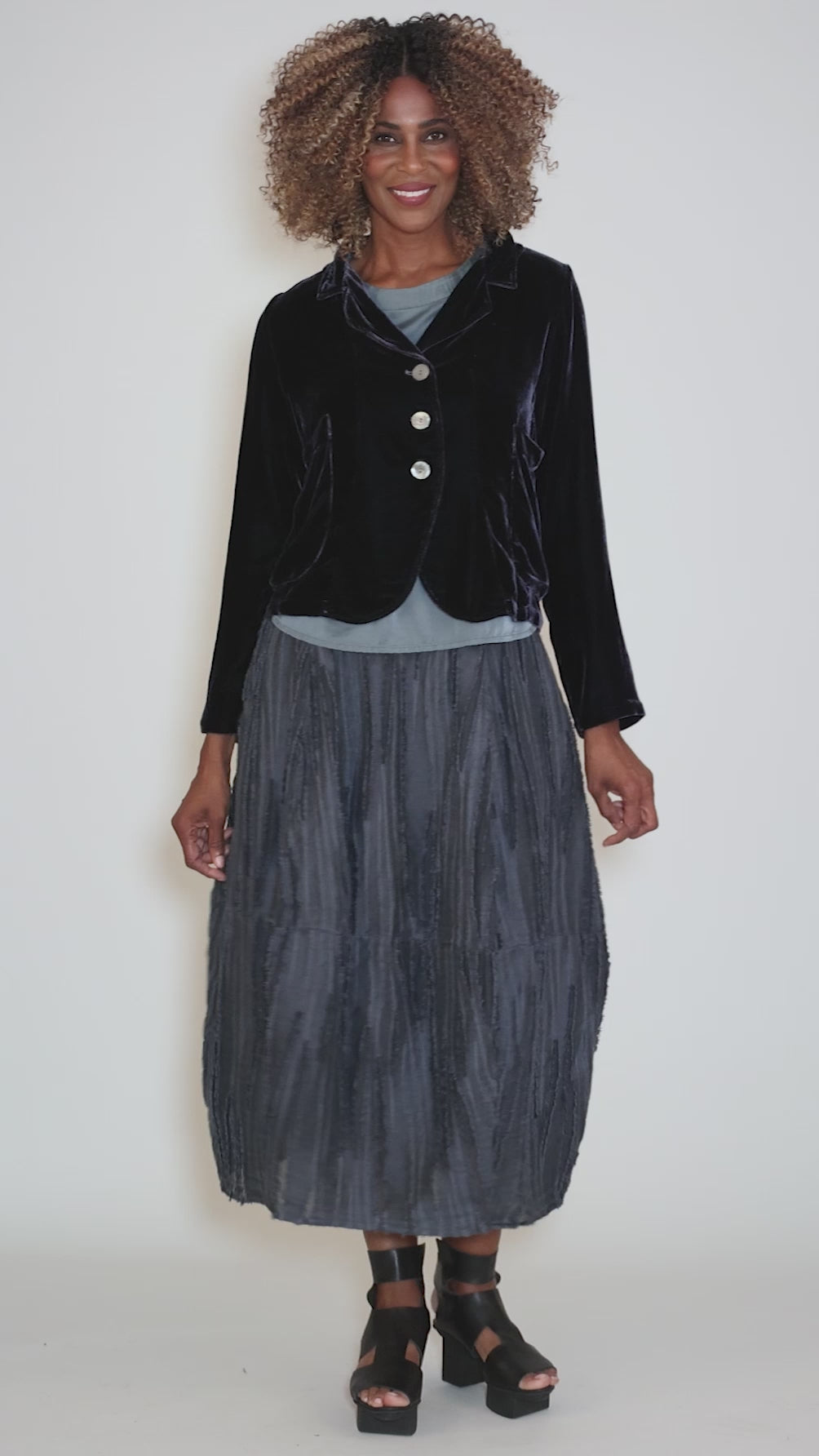 Velvet Janis Jacket, Steel Angle 5