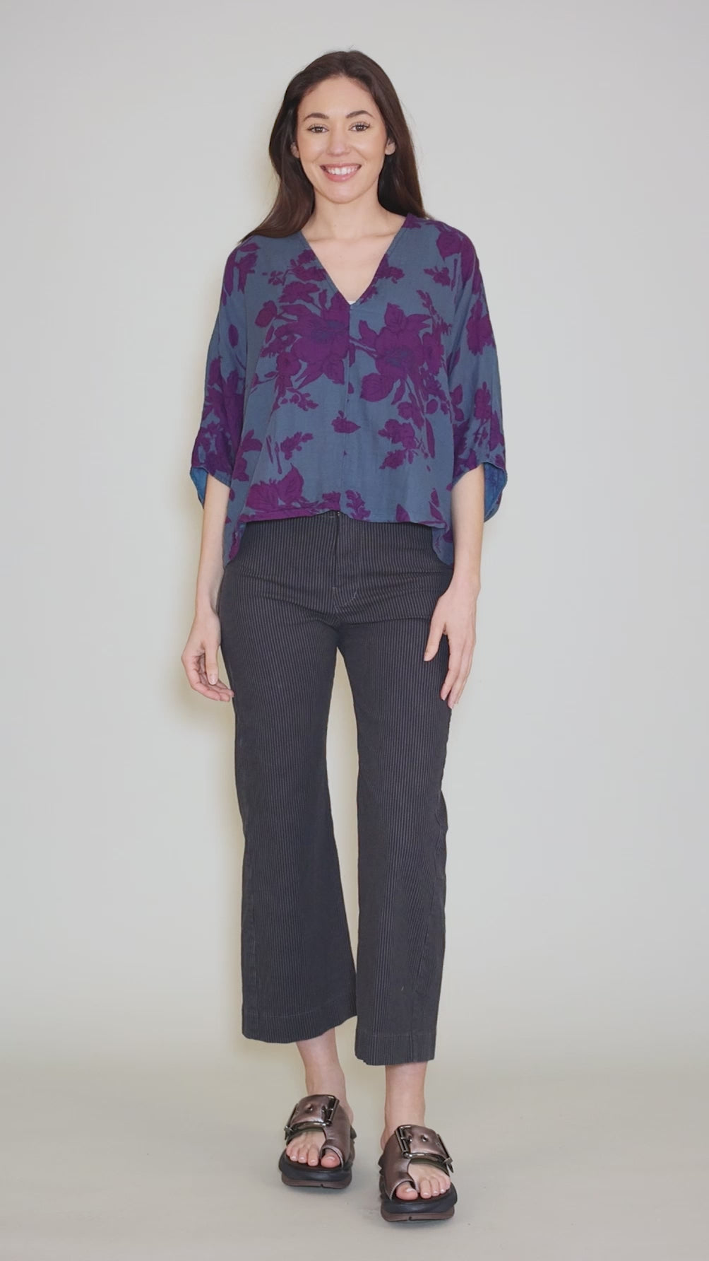 Rey Cotton Gauze Shirt, Demoiselle Angle 5