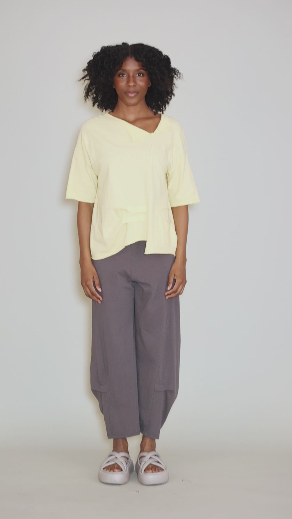 Peyton Pleat Top, Butter Angle 5