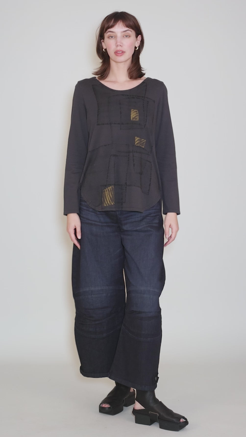 Margo Graphic Tee, Dusk Angle 5