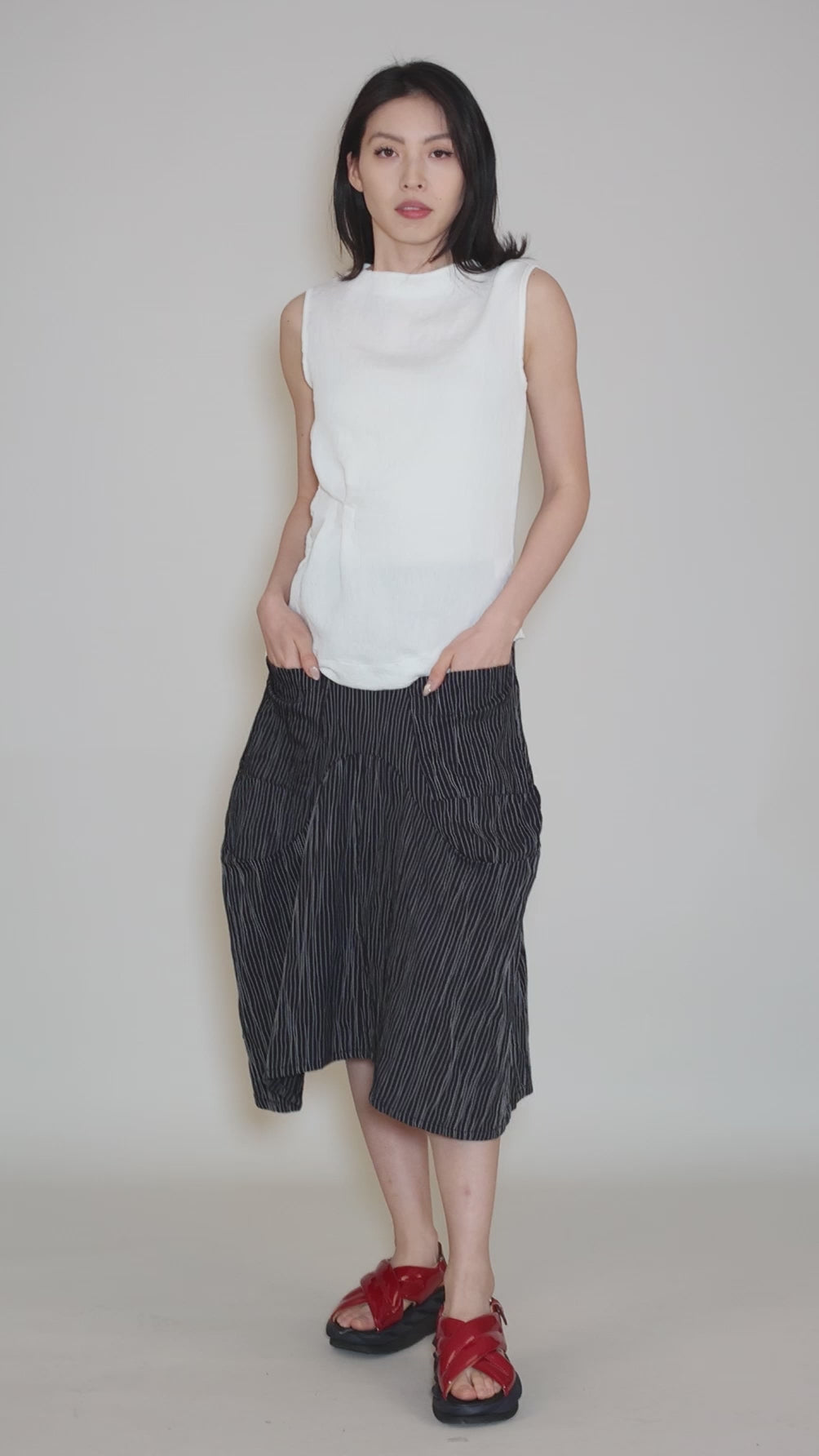 Miyako Top, White Angle 5