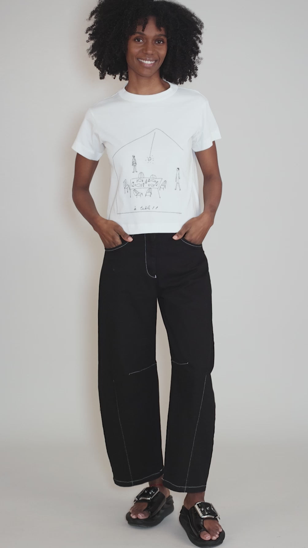 Life Top, Off White Angle 5