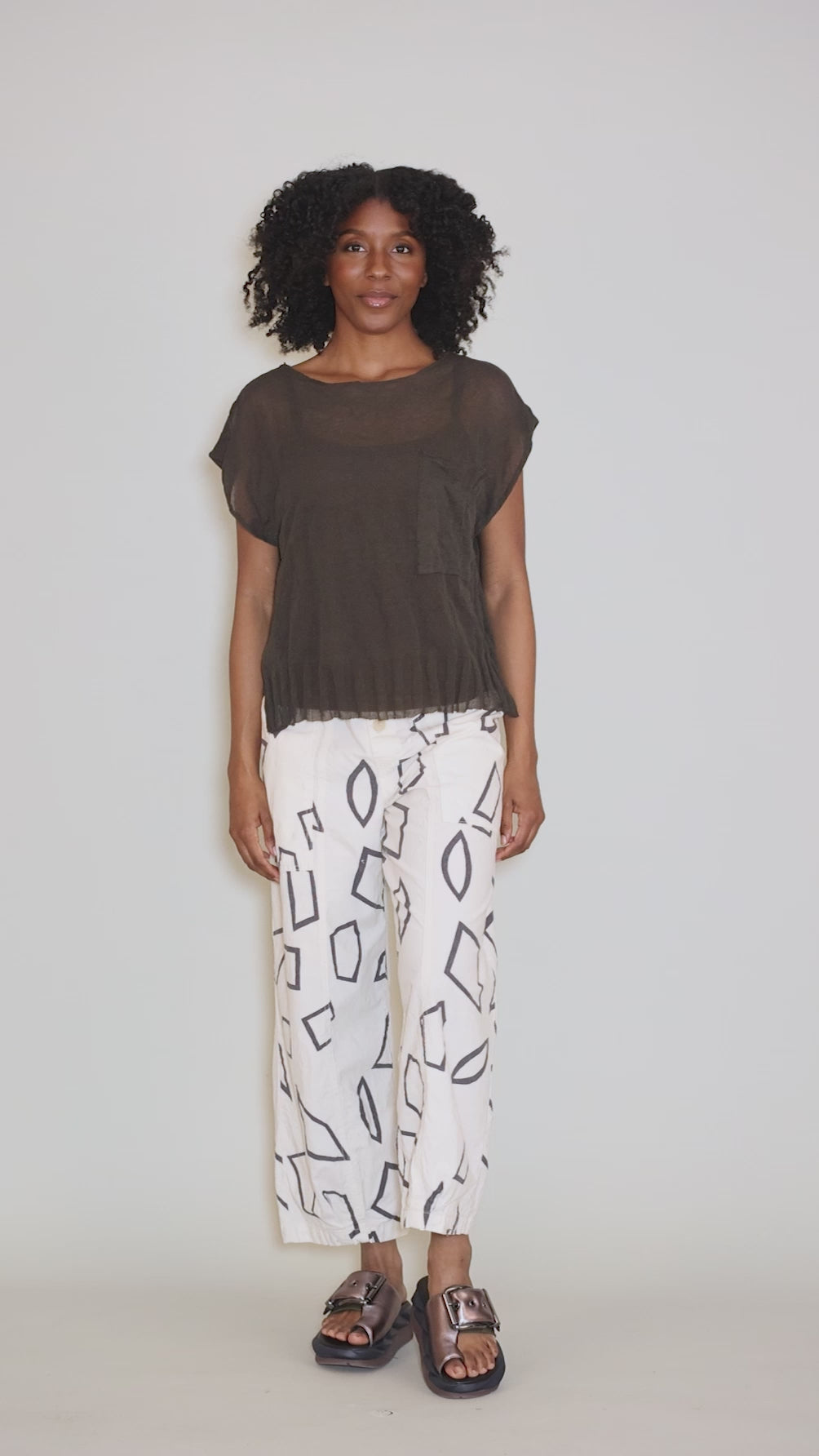 Bit of Metal Knit Top, Iron Angle 5