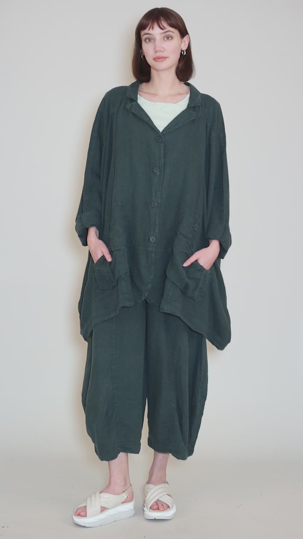 Byrne Linen Jacket, Tree Angle 5