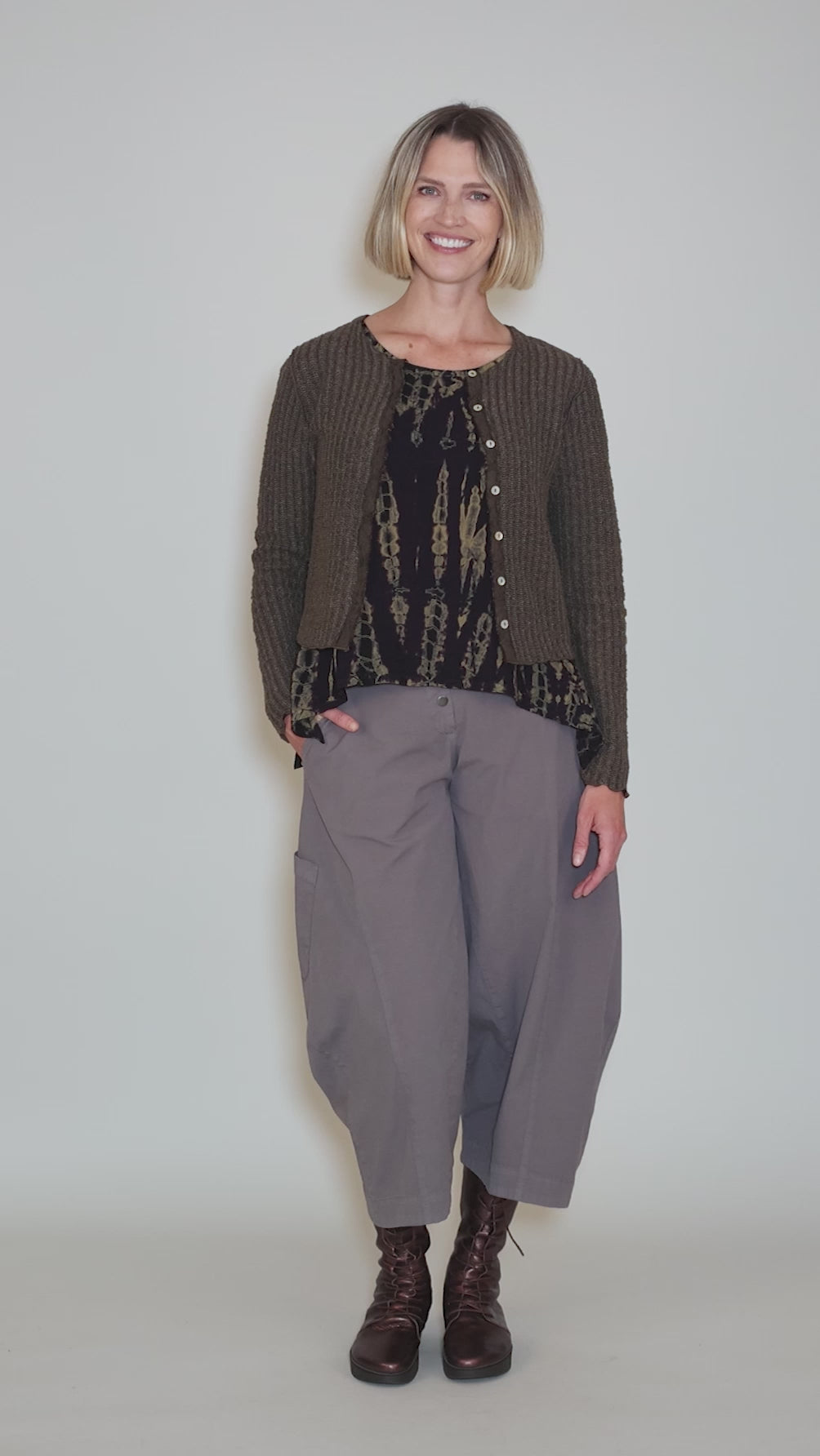 Snap Front Pant, Eiffel Angle 5