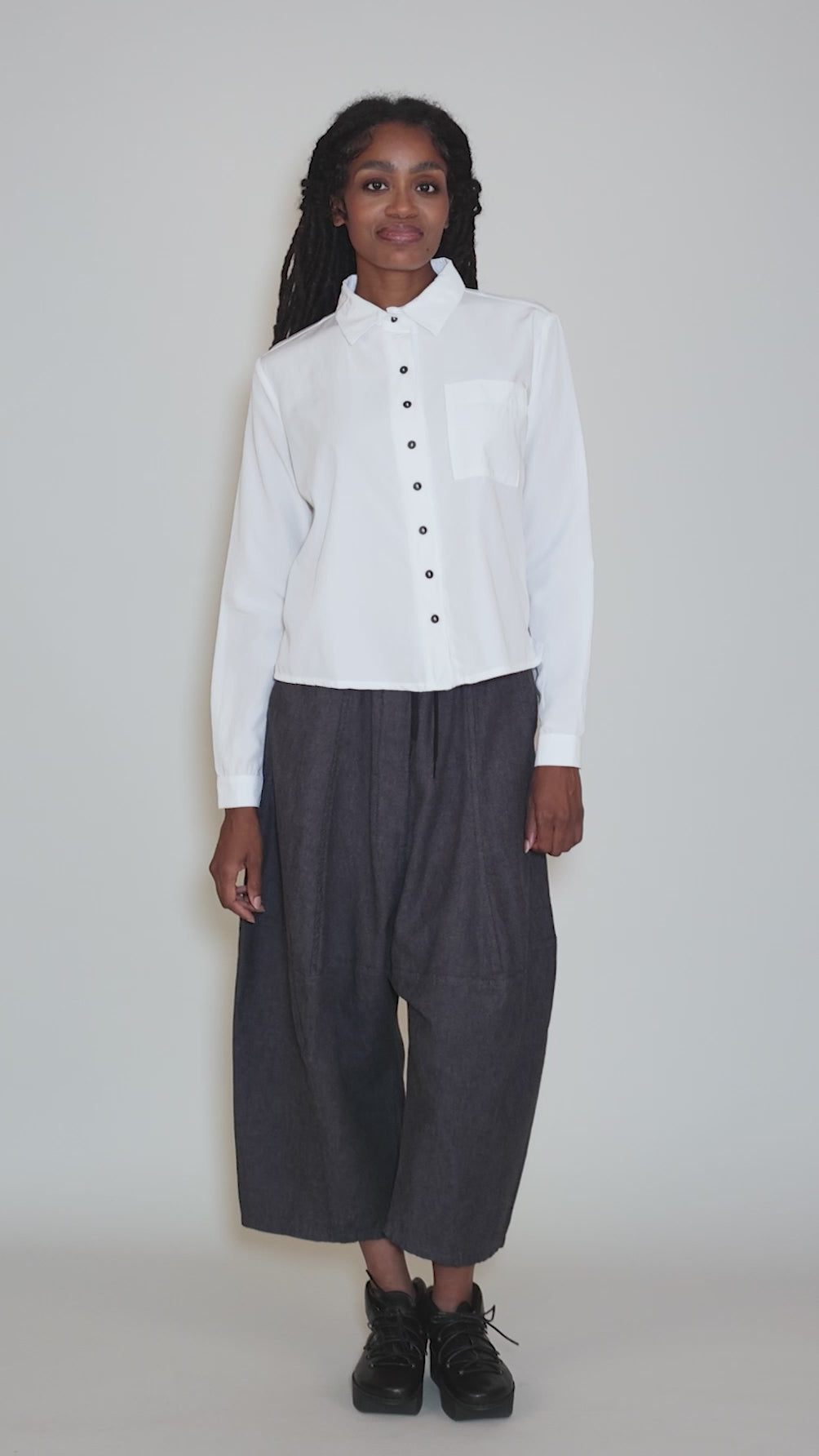 Camisa Button Up, White Angle 5
