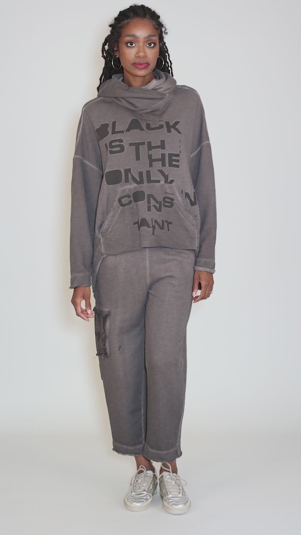 Ovina Sweatshirt, Truffle Old Dye Angle 5