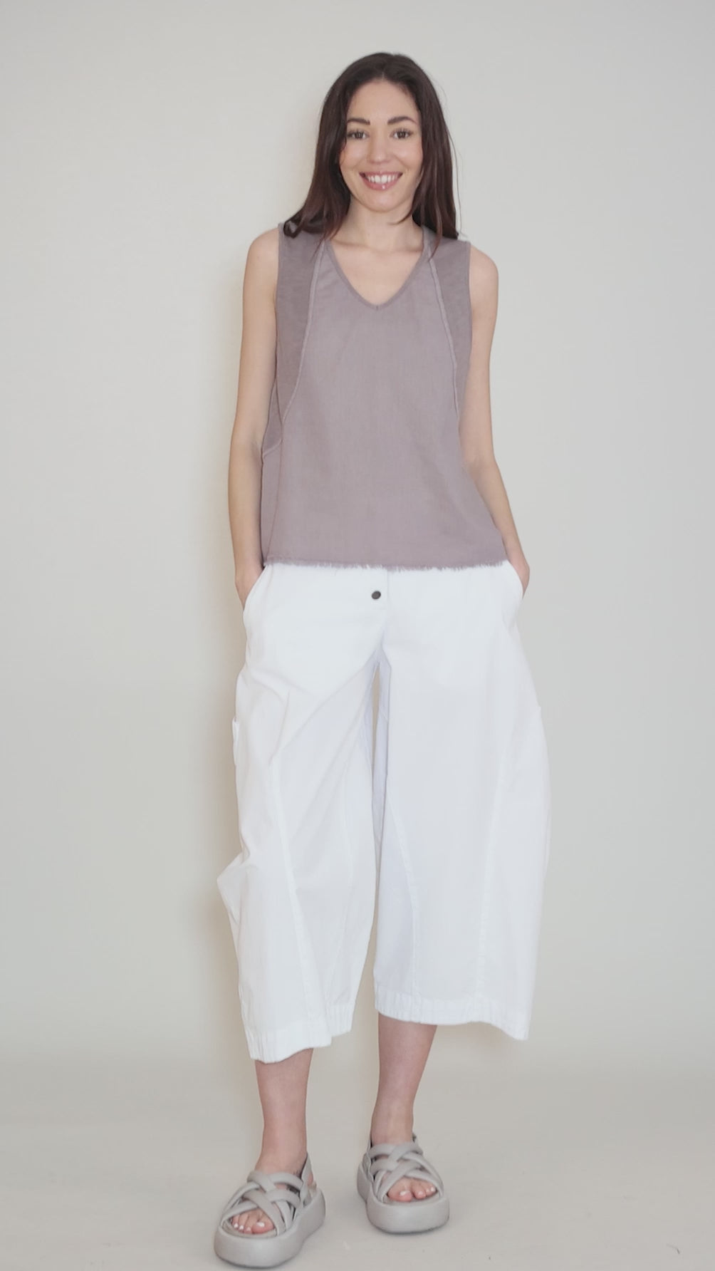 Mazie Tank, Poppyseed Angle 5