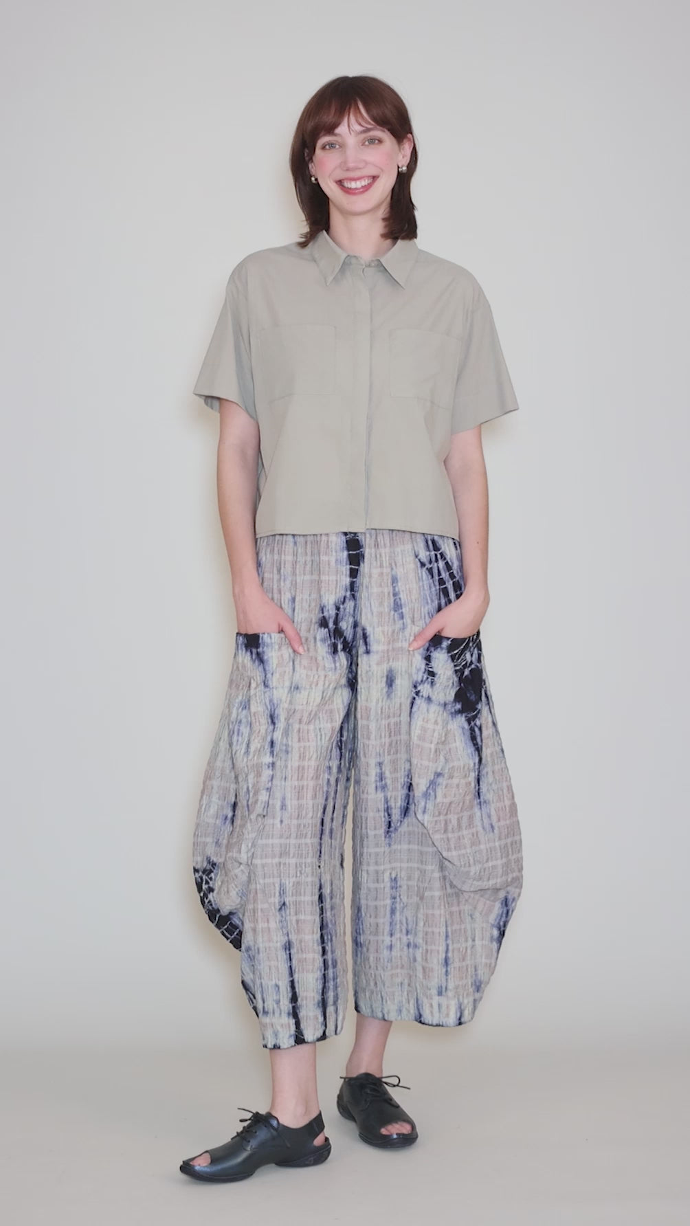 Double Pocket Pant, Indigo Angle 5