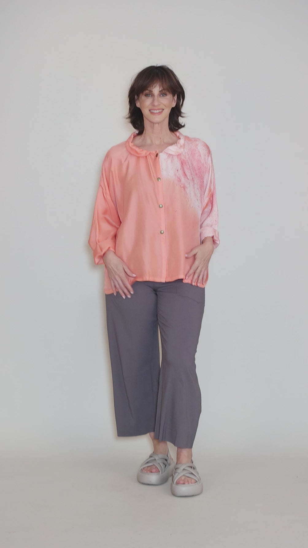 L/S Sparrow Top, Sunset Angle 5
