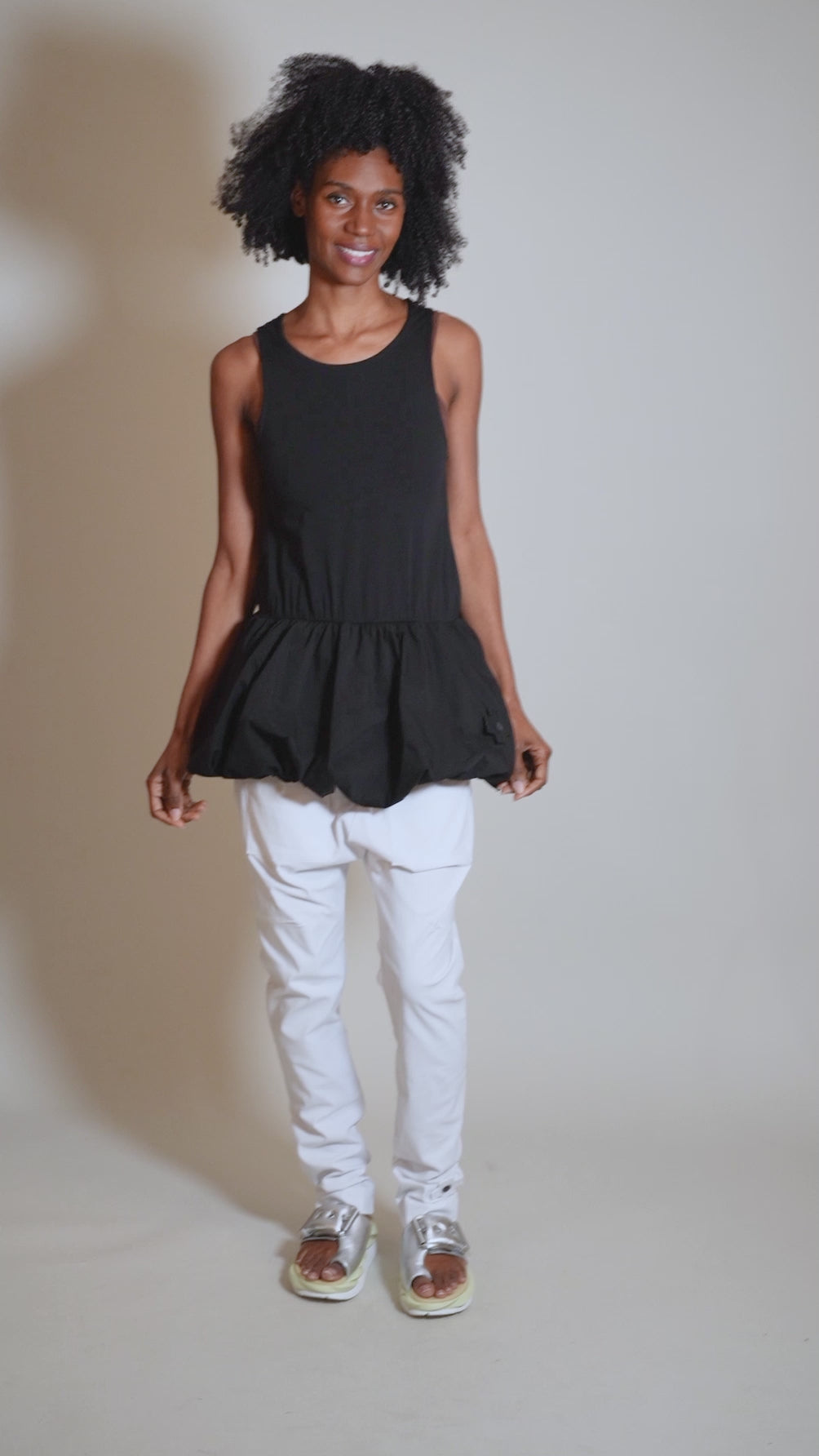 Racer Top, Black Angle 7