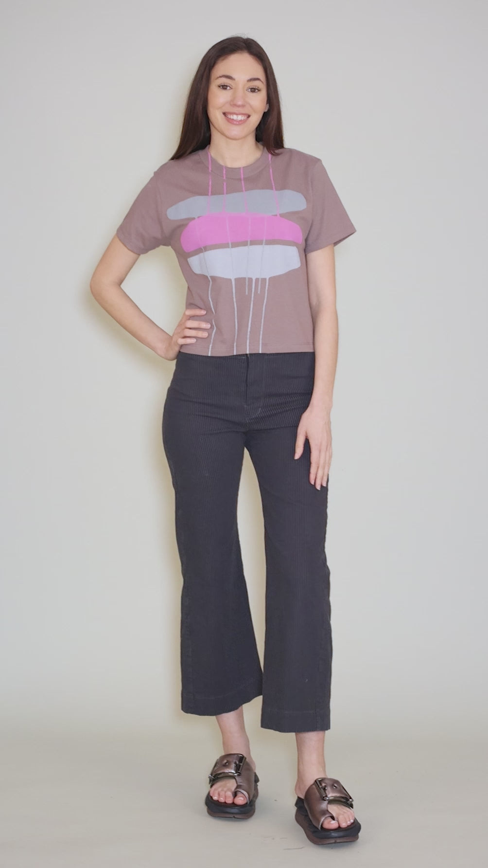 Hyper Heart Tee, Mushroom Angle 5