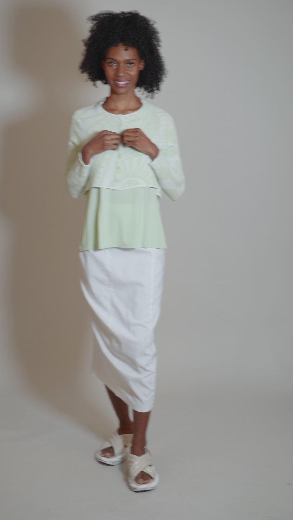 Crocheted Cropped Pullover, Salina Angle 5